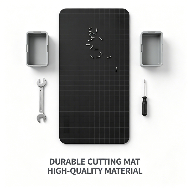 Electronics Repair Mat - Isıya Dayanıklı Manyetik Silikon Çalışma Matı,