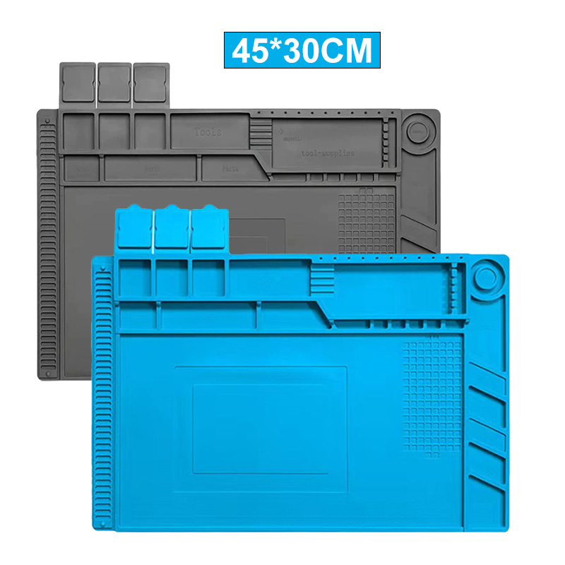 Electronics Repair Mat - 45*30CM Manyetik Mat Silikon Çalışma Matı
