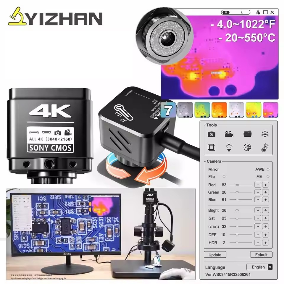 Electronics Repairs - YIZHAN Termal Görüntüleme Cihazı 256*192 Piksel
