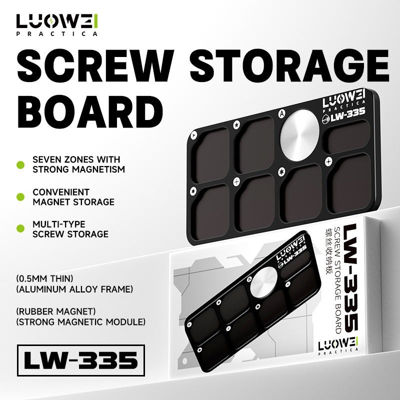 LUOWEI LW335 Vida Saklama Taht - Electronics Repair Mat incelemesi ve fiyatı