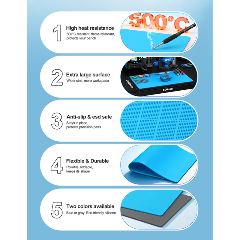 RELIFE RL-004DS Isıya Dayanıkl - Electronics Repair Mat incelemesi ve fiyatı