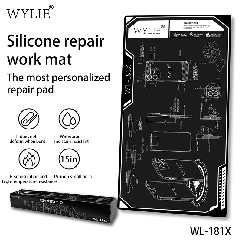 WYLIE WL-181X Isıya Dayanıklı  - Electronics Repair Mat incelemesi ve fiyatı