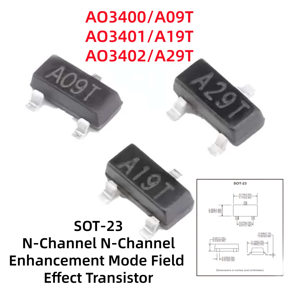 100-500 Adet AO3400/A09T AO340 - Electronics Repair Youtube incelemesi ve fiyatı