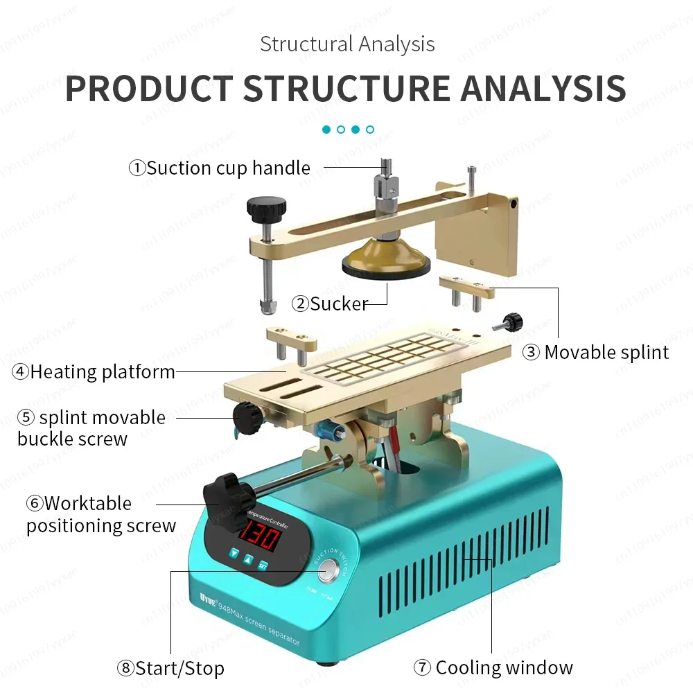 Dahili Vakumlu PU LCD Ayırıcı  - Screen Separator Machine incelemesi ve fiyatı