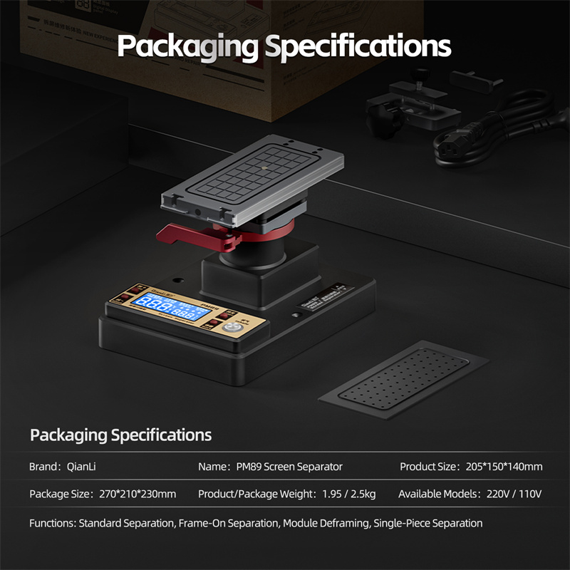 QIANLI PM89 LCD Ekran Ayırma M - Screen Separator Machine incelemesi ve fiyatı